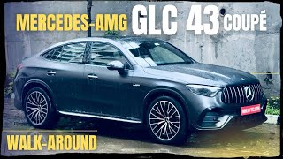 2024 MercedesAMG GLC 43 4MATIC coupé walkaround  pricier but powerful [upl. by Zeena824]