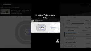 Failed to get tickets to Tate McRae 2025 tatemcrae 2hands soclosetowhat fyp ticketmaster [upl. by Carman]