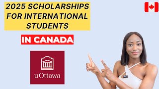 2025 FULLY FUNDED SCHOLARSHIP IN CANADA FOR INTERNATIONAL STUDENTS  BSc amp MSc [upl. by Aihseya52]