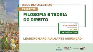 WEBINAR Filosofia e Teoria do Direito Primeiro Encontro [upl. by Lupiv]