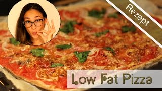 Pizza selber machen  Gesund  Low Fat amp High Protein Rezept [upl. by Aikcin833]