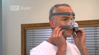 FampP Eson™  How to fit the FampP Eson Nasal Mask [upl. by Lleroj218]