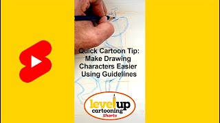 Quick Cartoon Tip Make Drawing Characters Easier Using Guidelines [upl. by Zacharia]