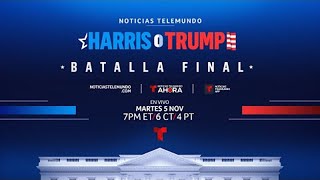 Resultados de las elecciones en EEUU 2024 entre Harris y Trump  Al Rojo Vivo  Telemundo [upl. by Aikemot]