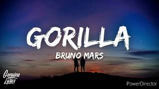 Bruno Mars  Gorilla  Full HD Lyrics Music Video [upl. by Nonek]