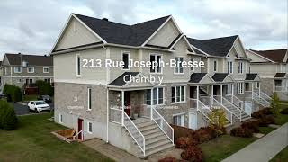 Magnifique condo  213 Rue JosephBresse Chambly [upl. by Bluma954]