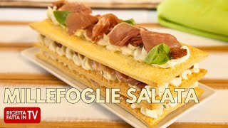 MILLEFOGLIE SALATA di Benedetta Rossi  Ricetta TV Fatto in Casa per Voi [upl. by Bonine]