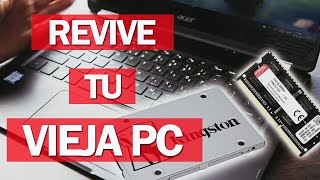 Aumenta el Rendimiento y Revive tu Vieja Laptop o PC con SSD y RAM Nueva 📈 [upl. by Lennahc]