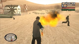 Stowaway with a Flamethrower  Airstrip mission 3  GTA San Andreas [upl. by Onibag387]