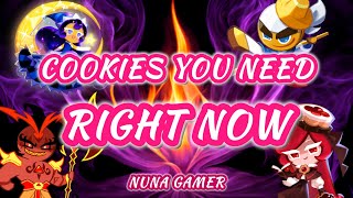 9 COOKIES YOU SHOULD INVEST IN RIGHT NOW  COOKIE RUN KINGDOM [upl. by Riehl]