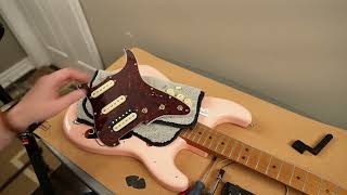 Install Obsidian® Custom HSS for Strat®  HSS Strat Wiring Harness Upgrade [upl. by Yremrej]