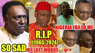 RIP Clem Ohameze Last Words Before His Death😭💔uchennambunabotv africanactressesinnollywood [upl. by Blanc]