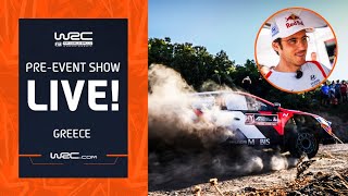 🔴 PreEvent Show LIVE  WRC EKO Acropolis Rally Greece 2024 [upl. by Wilfreda]