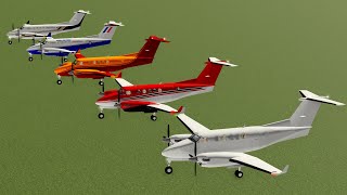 PTFS King Air 260 Build Part 4  Liveries [upl. by Yanetruoc]