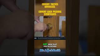 Covert Tactics Unveiled Covert Lock Picking Strategies [upl. by Aryamoy]