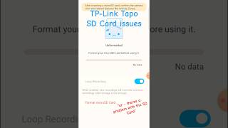 TPLink Tapo Micro SD Card Error  Scam Maybe tapo tplink tplinktapo [upl. by Amsirhc]