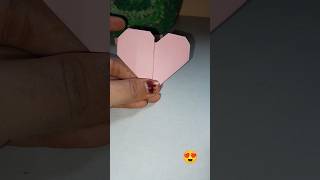 Heart Bookmark❤️ ytshorts bookmark papercraft pape [upl. by Sukram]