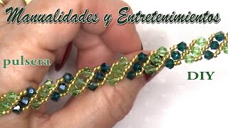 DIY  Como hacer una pulsera de tupis  Pulsera Mikaela [upl. by Thibaud122]