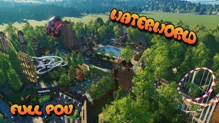 Waterworld Water Park Full POV PLANET COASTER 2 [upl. by Asyen]