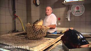 Budapest Hungary Great Market Hall  Rick Steves’ Europe Travel Guide  Travel Bite [upl. by Ahsinauj]