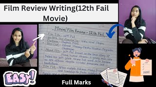 Film review Class 12  Film review writing  Film review format Film review for class 12 12th Fail [upl. by Oiraved]