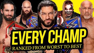 WORST TO BEST  Every Universal Champion Ranked [upl. by Liew769]