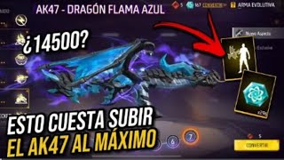 MEJORO EL AK47 EVOLUTIVA DRAGÓN FLAMA AZUL 😰quotme quedé en la quiebra ORLI YT [upl. by Uht584]