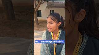 English Conversation practice  Spoken English in Gov school education viralvideo shorts ytshort [upl. by Lemieux]