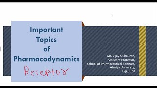 Pharmacodynamics part 1 important topic for entrance exam [upl. by Ris211]