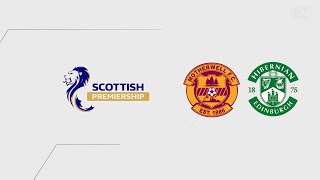 Motherwell vs Hibernian Highlights Goals  Scottish Premiership 20242025 [upl. by Ehtiaf]