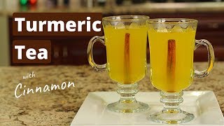 How to Make Turmeric Tea to Boost Your Immune System and Ward Off Colds and Flu  Use Powder or Root [upl. by Ahsieat346]