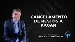 Chamada 052  AFO  Cancelamento de Restos a Pagar [upl. by Vona]