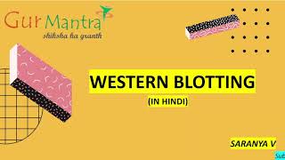 Western Blot in Hindi  GATE XL  Gurmantra [upl. by Antebi522]