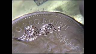 How to Hand Engrave Filigree Scrollwork [upl. by Eirotal]