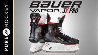 Bauer Vapor 3X Pro Hockey Skate  Product Review [upl. by Milla]