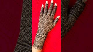 Stylish Mehandi ka design  Very easy mehndi designs for back hand youtubeshorts shorts [upl. by Aivirt]