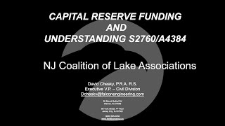 Capital Reserve Funding and Understanding S2760A4384 [upl. by Cassady]