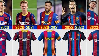 Evolution FC BARCELONA Jersey Home 19802023 [upl. by Gunilla]