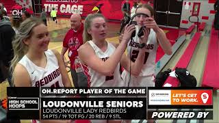 MVPs Loudonvilles Corri Vermilya Jena Guilliams amp Sophia Spangler vs Lexington [upl. by Aisatna]