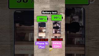 iPhone 16 Plus vs Galaxy S24 battery test [upl. by Ib]