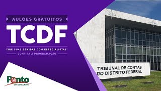 TCDF  Administração Financeira e Orçamentária [upl. by Eegnat445]