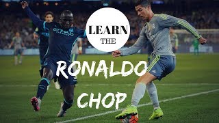 LEARN CRISTIANO RONALDO SKILLS  THE RONALDO CHOP  PRSOCCERART TUTORIALS 19 [upl. by Jude905]