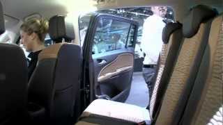 Opel Zafira Tourer MPV  Lounge seats in practice HD [upl. by Eirallih]