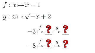 FUNZIONI COMPOSTE CALCOLARE le IMMAGINI  Ripetizioni di Matematica [upl. by Anselme]