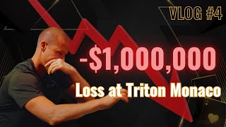 Tournament Downswing Witness Patrik’s 1M Loss at Triton Monaco Series 2023 [upl. by Jolda]