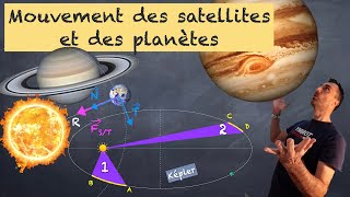 Mouvement des satellites et des planètes  Spé physique Terminale [upl. by Irtimid]