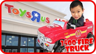 TOY HUNT at Toys R Us Big Power Wheels School Backpack Kids Toys TigerBox HD [upl. by Ecenaj]