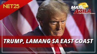 Lamang si Trump sa pagsasara ng botohan sa East Coast [upl. by Swan]