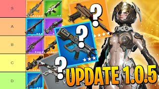 NEW UPDATE TIER LIST for PATCH 105  The First Descendant Tier List Weapons [upl. by Orest]