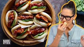 My EPIC Korean Fried Chicken Bao Buns  Marions Kitchen [upl. by Cheryl]